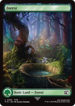 Foil】(306)□フルアート□《森/Forest》[FIN] 土地 | 日本最大級 MTG