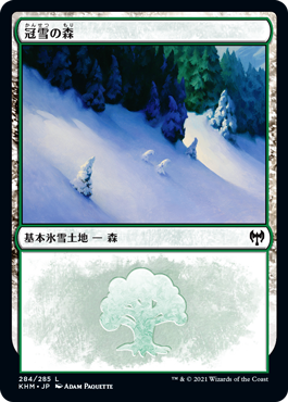 155)《冠雪の森/Snow-Covered Forest》[CSP] 土地L | 日本最大級 MTG