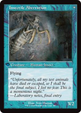 Foil】(457)□旧枠□《秘密を掘り下げる者/Delver of Secrets》/《昆虫