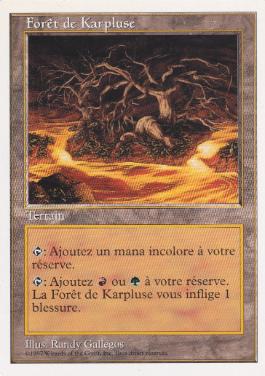 カープルーザンの森/Karplusan Forest》[5ED] 土地R | 日本最大級 MTG