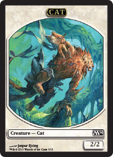 Foil】(020)《猫トークン/Cat Token》[M21] 緑 | 日本最大級 MTG通販