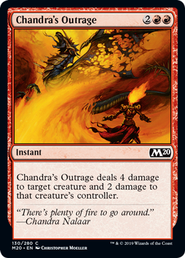 チャンドラの憤慨/Chandra's Outrage》[M20] 赤C | 日本最大級 MTG通販