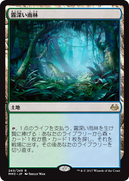 Foil】《霧深い雨林/Misty Rainforest》[ZEN] 土地R | 日本最大級 MTG