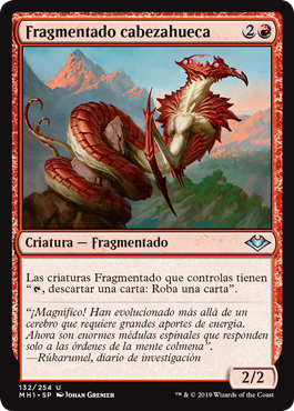 132)《頭空スリヴァー/Hollowhead Sliver》[MH1] 赤U | 日本最大級 MTG