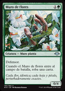 190)《花の壁/Wall of Blossoms》[MH1] 緑U | 日本最大級 MTG通販