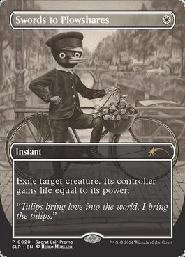 h*e様 英語版Foil ボーダーレス剣を鍬に/Swords to Plowsh h*e様 英語