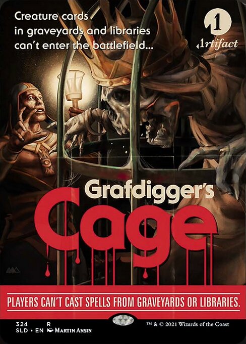 墓掘りの檻/Grafdigger's Cage》[M20] 茶R | 日本最大級 MTG通販サイト