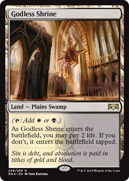 神無き祭殿/Godless Shrine》[RNA] 土地R | 日本最大級 MTG通販サイト