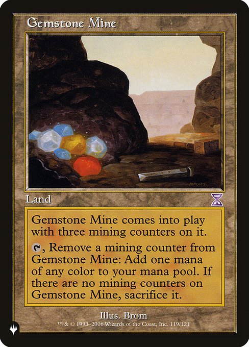 Foil】□旧枠□《宝石鉱山/Gemstone Mine》[TSB] 土地R | 日本最大級