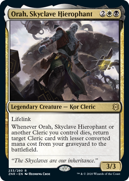 EDH】スカイクレイブの秘儀司祭、オラー/Orah, Skyclave Hierophant