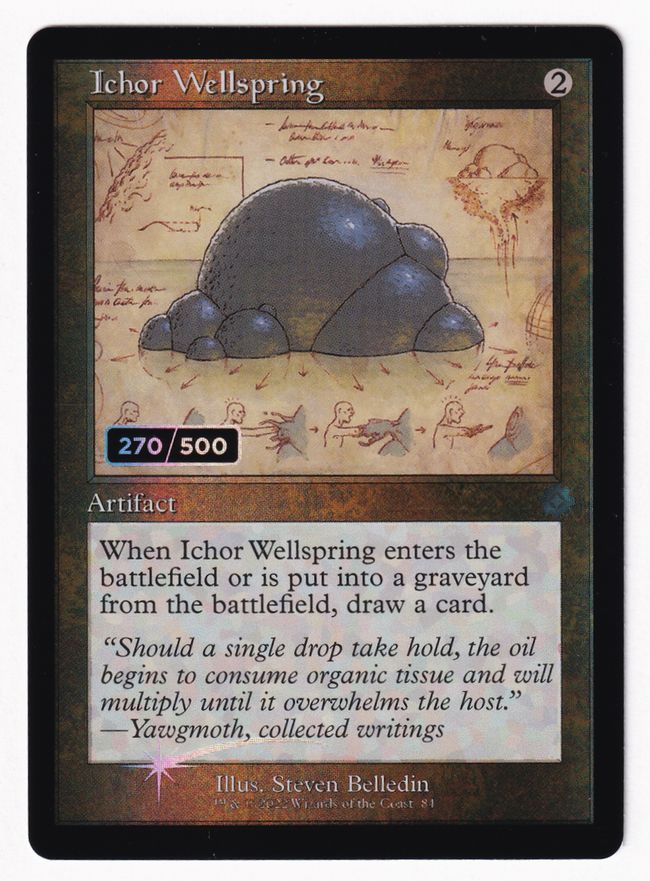 ダブルレインボウ・Foil】(084)□設計図□《胆液の水源/Ichor