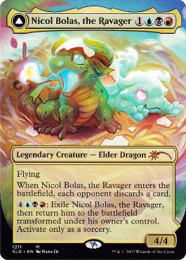 1211)□ボーダーレス□《破滅の龍、ニコル・ボーラス/Nicol Bolas, the