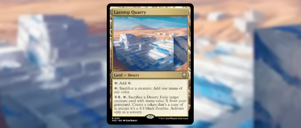 モダンホライゾン3』統率者デッキ「策動する土地」に収録される、洞窟