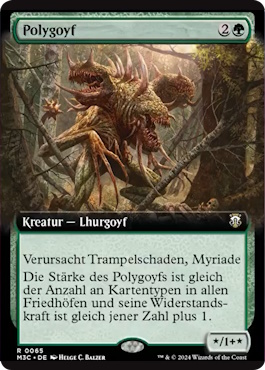 モダンホライゾン3』統率者デッキ「猛進の墓地」に収録される、様々な