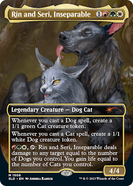 猫と犬の統率者デッキ「SECRET LAIR COMMANDER DECK: RAINING CATS AND