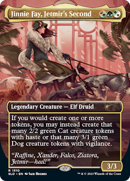 猫と犬の統率者デッキ「SECRET LAIR COMMANDER DECK: RAINING CATS AND