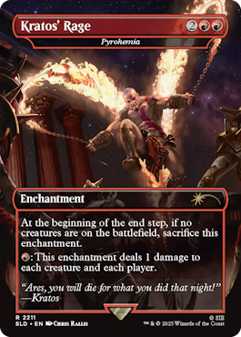 Secret Lair x God of War: Greekの《世界大戦》《炎の儀式》 《硫黄の