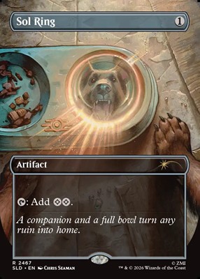 MTG×FalloutのコラボSecret Lairの《永久忠義の義丸》 《秘儀の印鑑