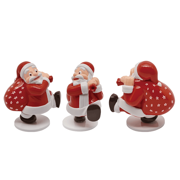 ケーキ飾り ムーブサンタ /100個 | ケーキオーナメント、製菓材料の卸