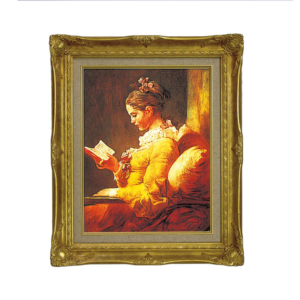 読書する少女(フラゴナール作) | 美術出版エデュケーショナル | 図工