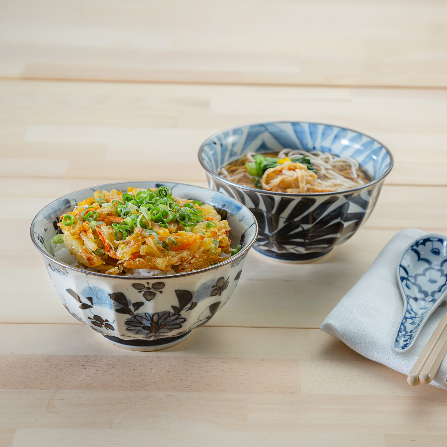 Price Gift｜古染紋 手描き多用丼ペア｜西海陶器 | SAIKAI B-SHOP