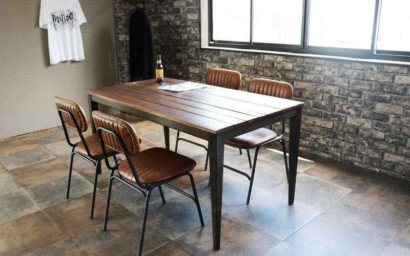 RLC320BK/RLC320CL/RLC320DB ダイニングチェア 3色から選べるレザー