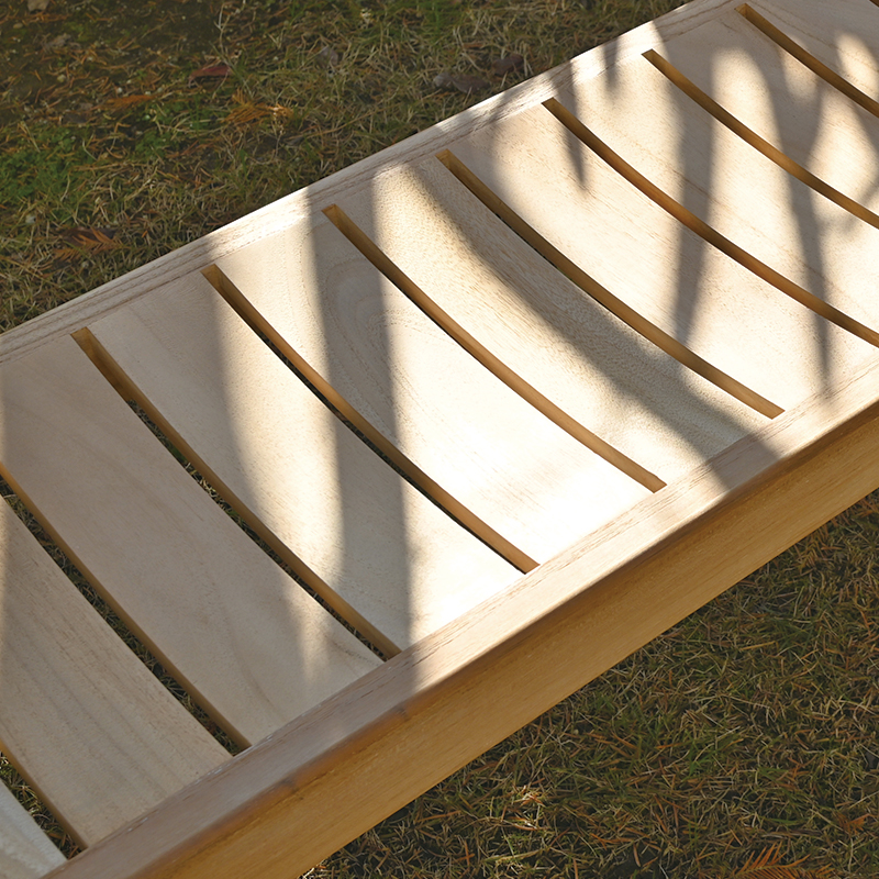 S255XX チーク無垢材 無塗装 PURO ベンチ | 【SR-net】Sunflower