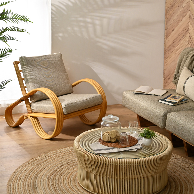 C544MXE ラタン パーソナルチェア | 【SR-net】Sunflower Rattanの卸