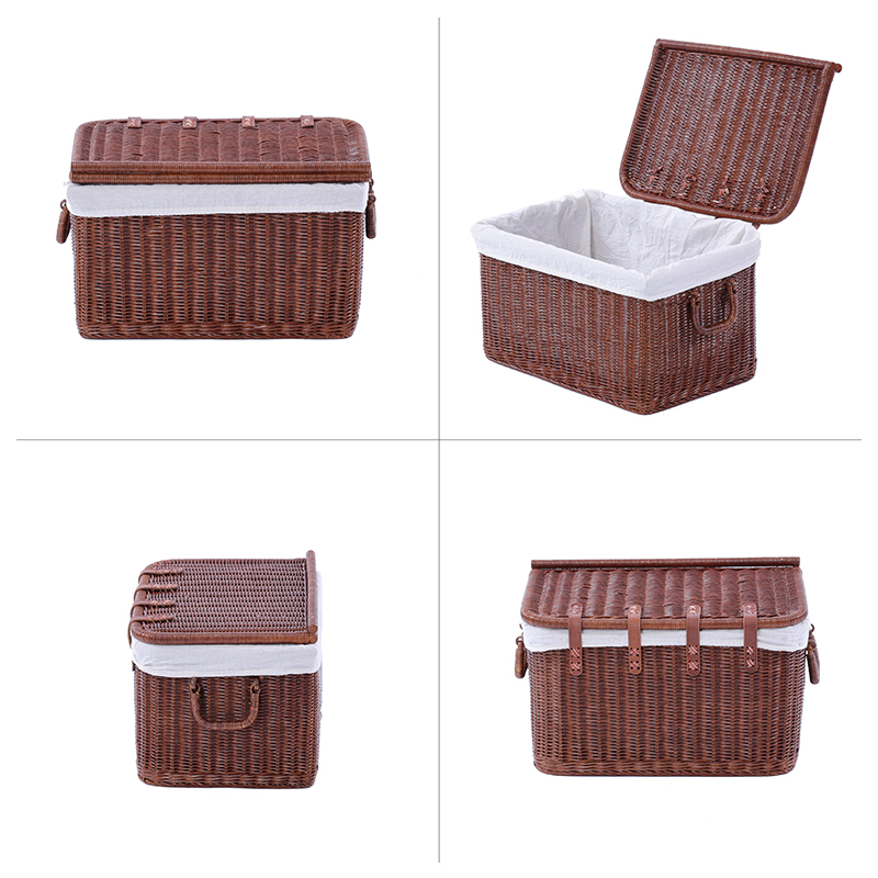 ラタン蓋付きバスケット Mサイズ GK520Mを激安で販売する京都の村田家具