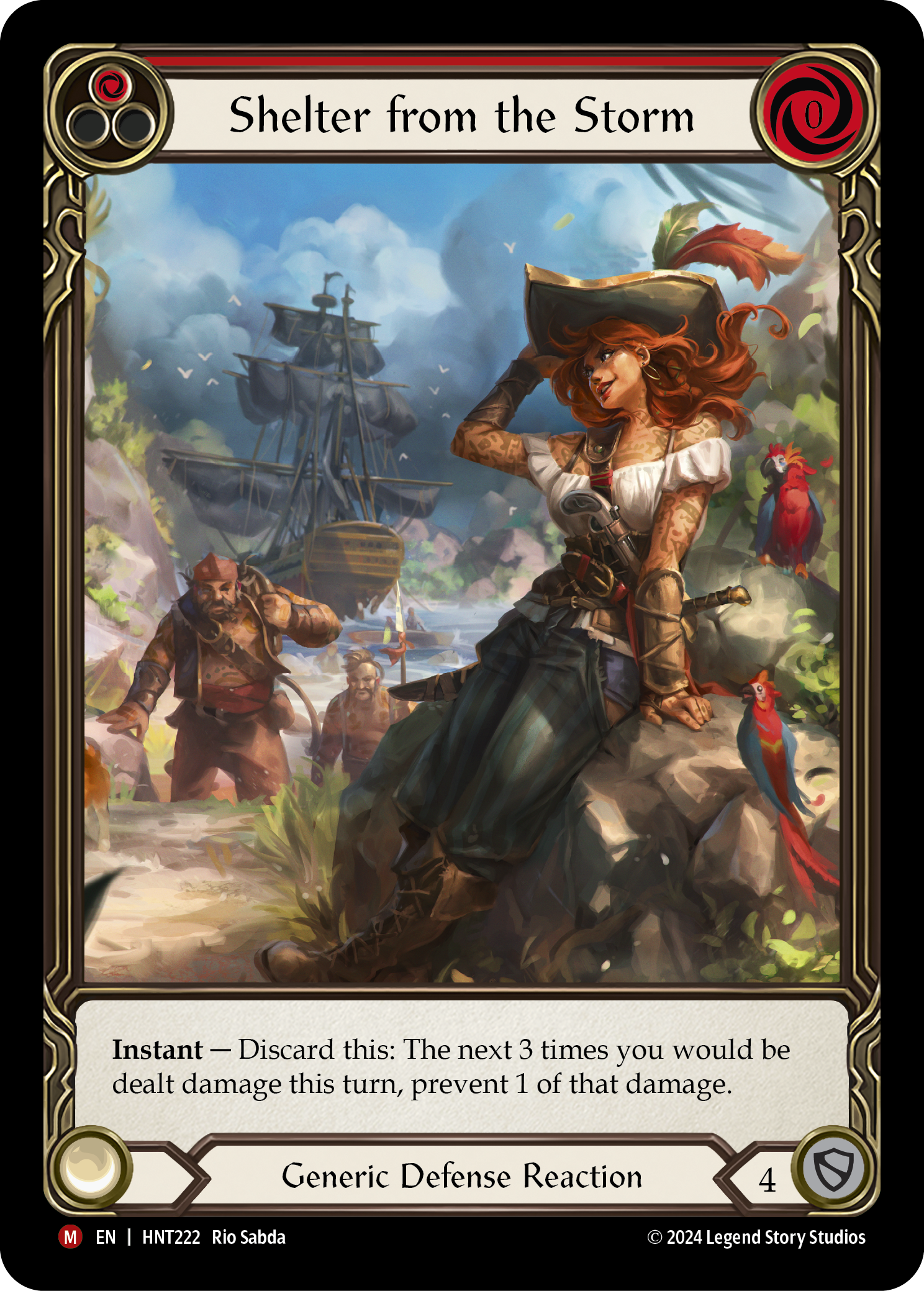 Shelter from the Storm (HNT) #HNT222EA | Dragon Shield Flesh and