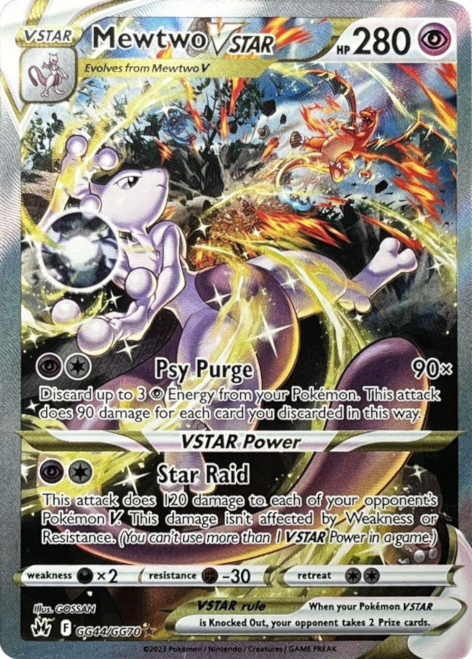 Mewtwo VSTAR (CRZ) #GG44 | Dragon Shield Poké TCG Card Manager