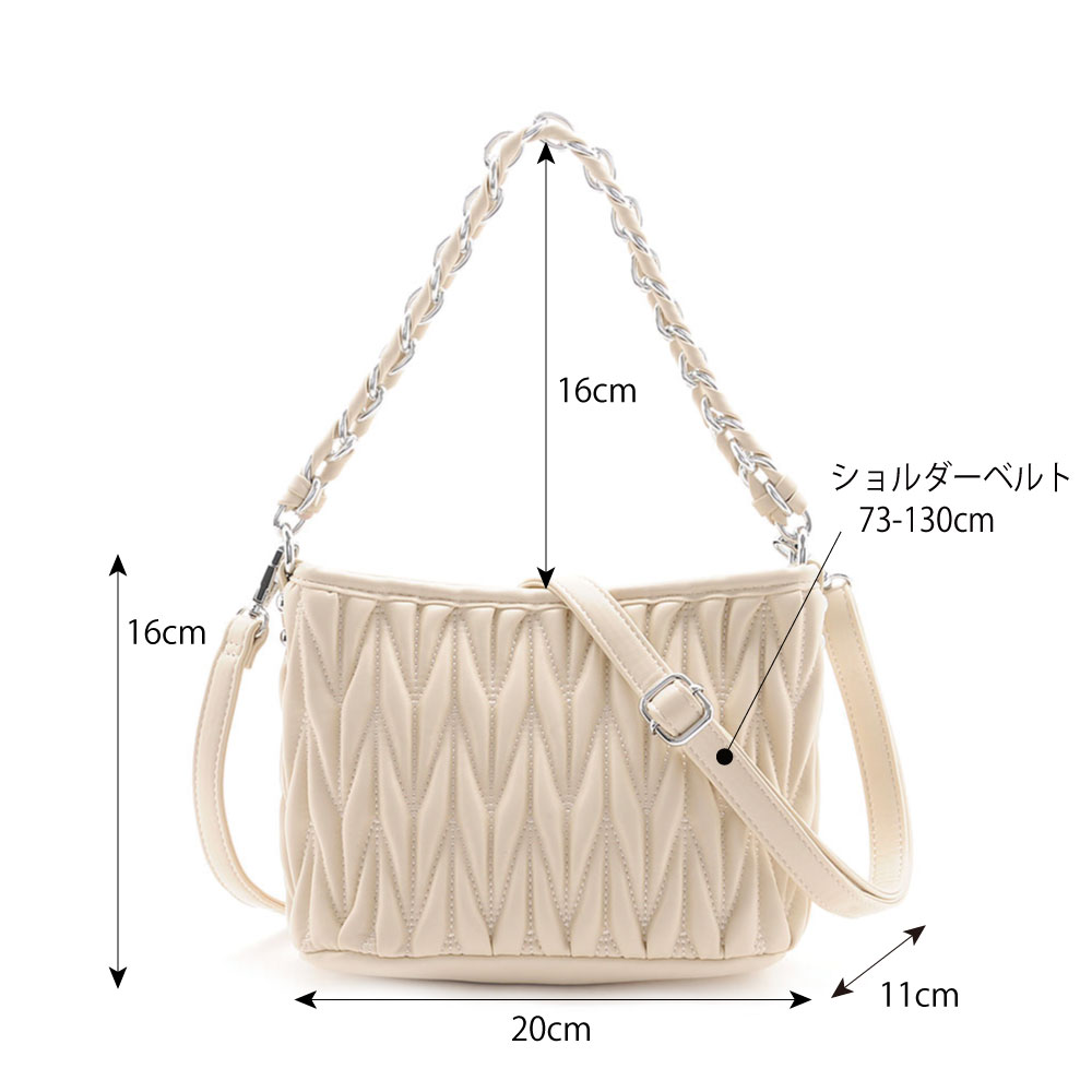 キルティングチェーンハンドルバッグ/F303241 | フィラノ公式