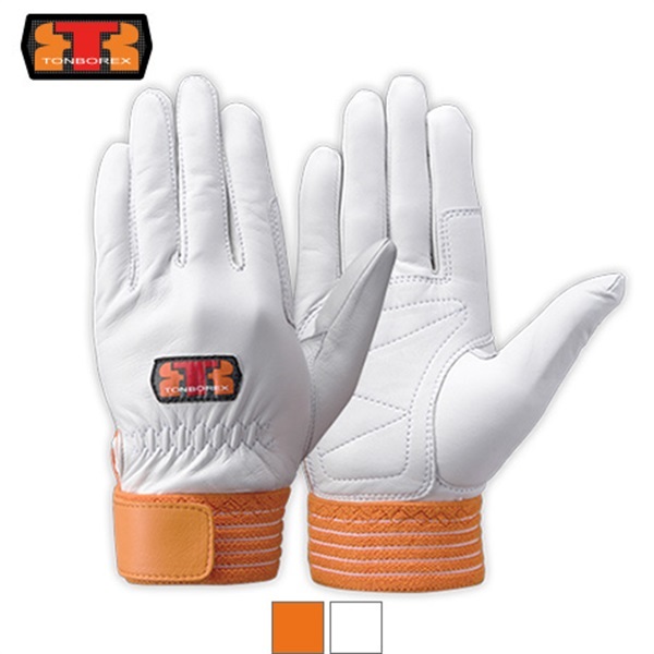 トンボレックス 羊革製手袋 手の平当て付 R-330 ◇0.6mm厚｜革手袋