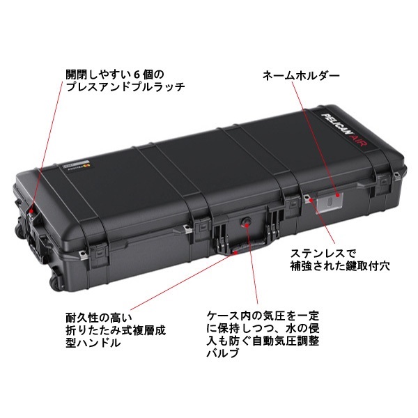 ペリカン 1745 エアロングケース｜クーラーボックス/保護ケース｜消防