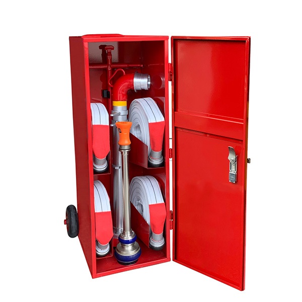 スタンドパイプ消防ホースセット 火消し箱｜消防ホース/ホースバンド