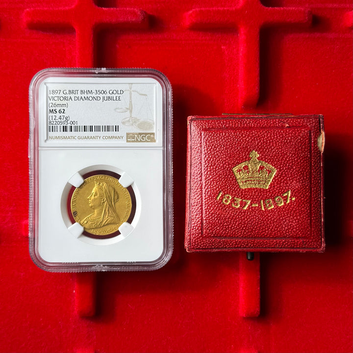 1897年 英国🇬🇧ヴィクトリア女王 ダイヤモンド・ジュビリー 金メダル