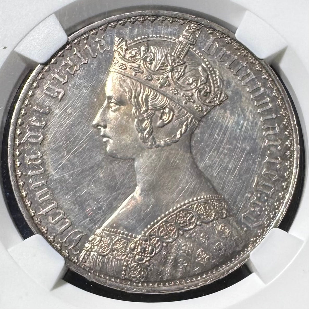 1847年 英国🇬🇧 ゴシッククラウン銀貨 NGC PF62 UN DEC. – FIRST