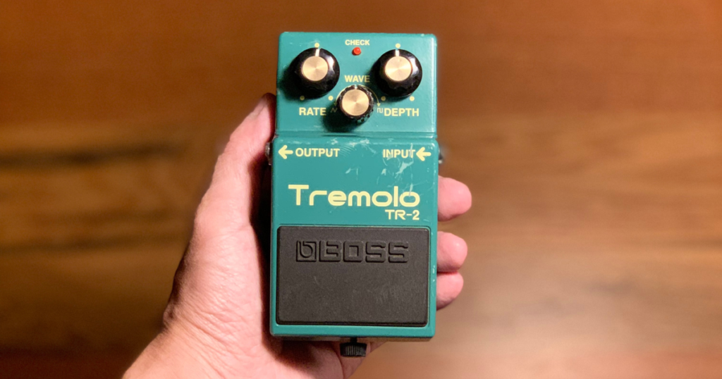 トレモロならこれを買え！BOSS TR-2を18年間使用したレビュー | first