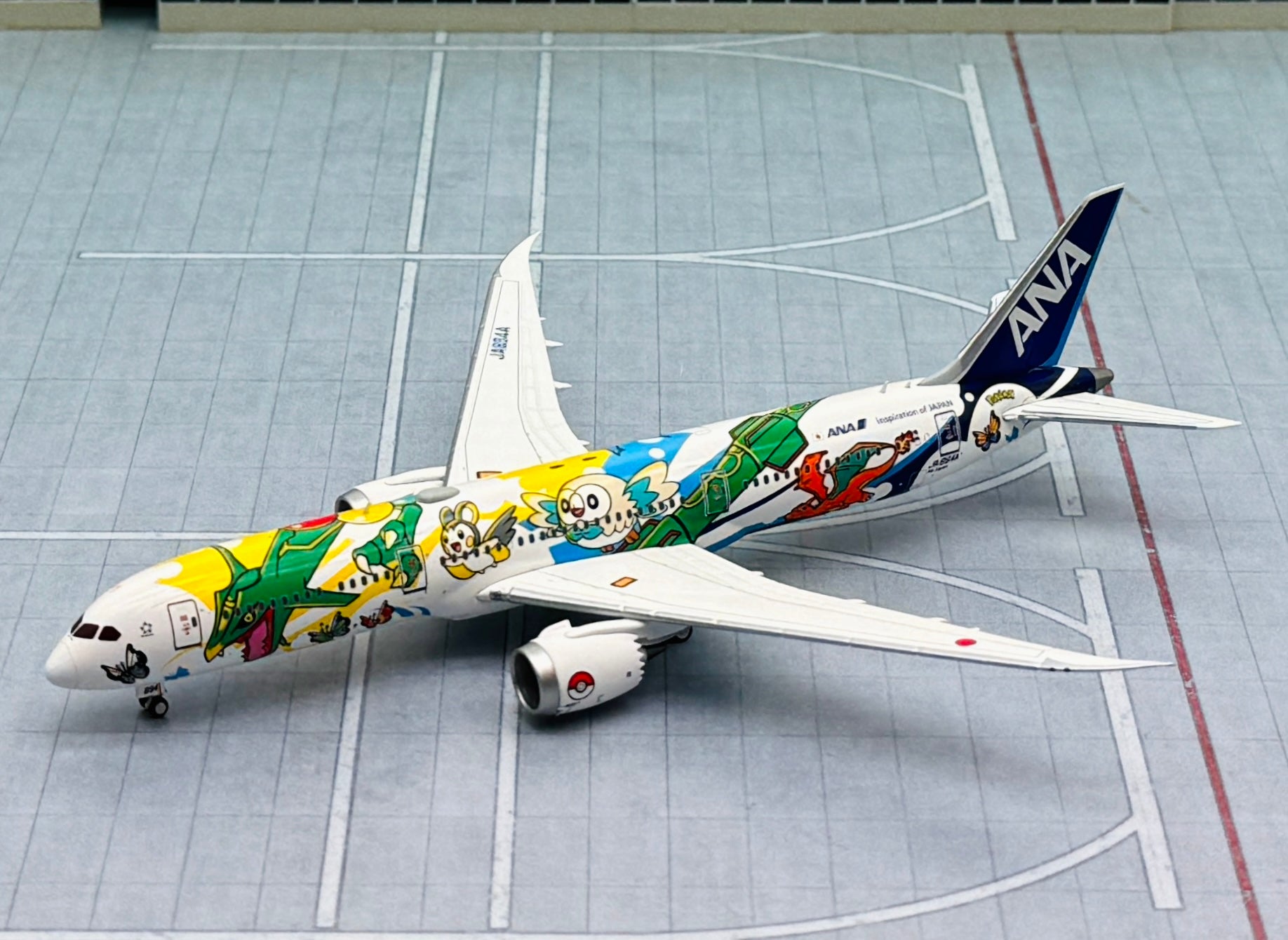JC Wings 1/400 ANA All Nippon Airways Boeing 787-9 Pokémon Pikachu