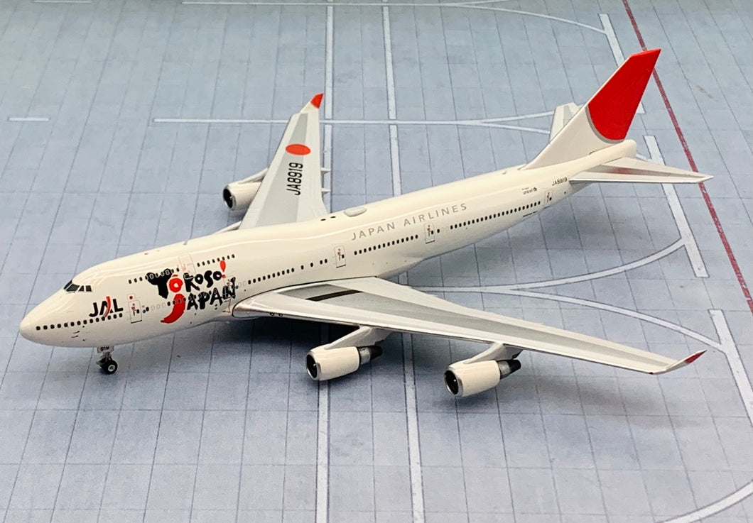 Phoenix 1/400 Japan Airlines JAL Boeing 747-400 Yokoso! Japan