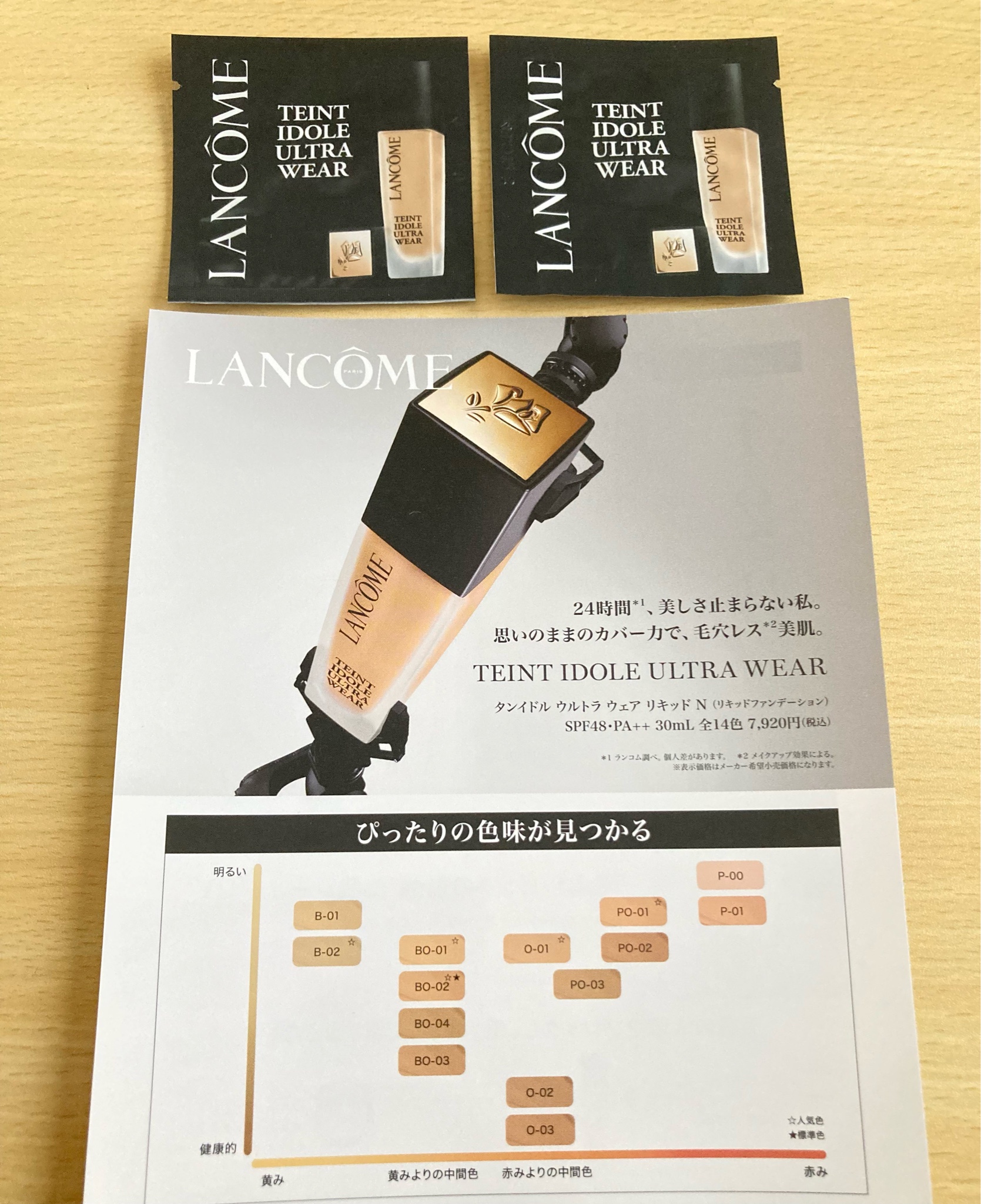 ランコム / タンイドル ウルトラ ウェア リキッド N BO-02（標準色）の