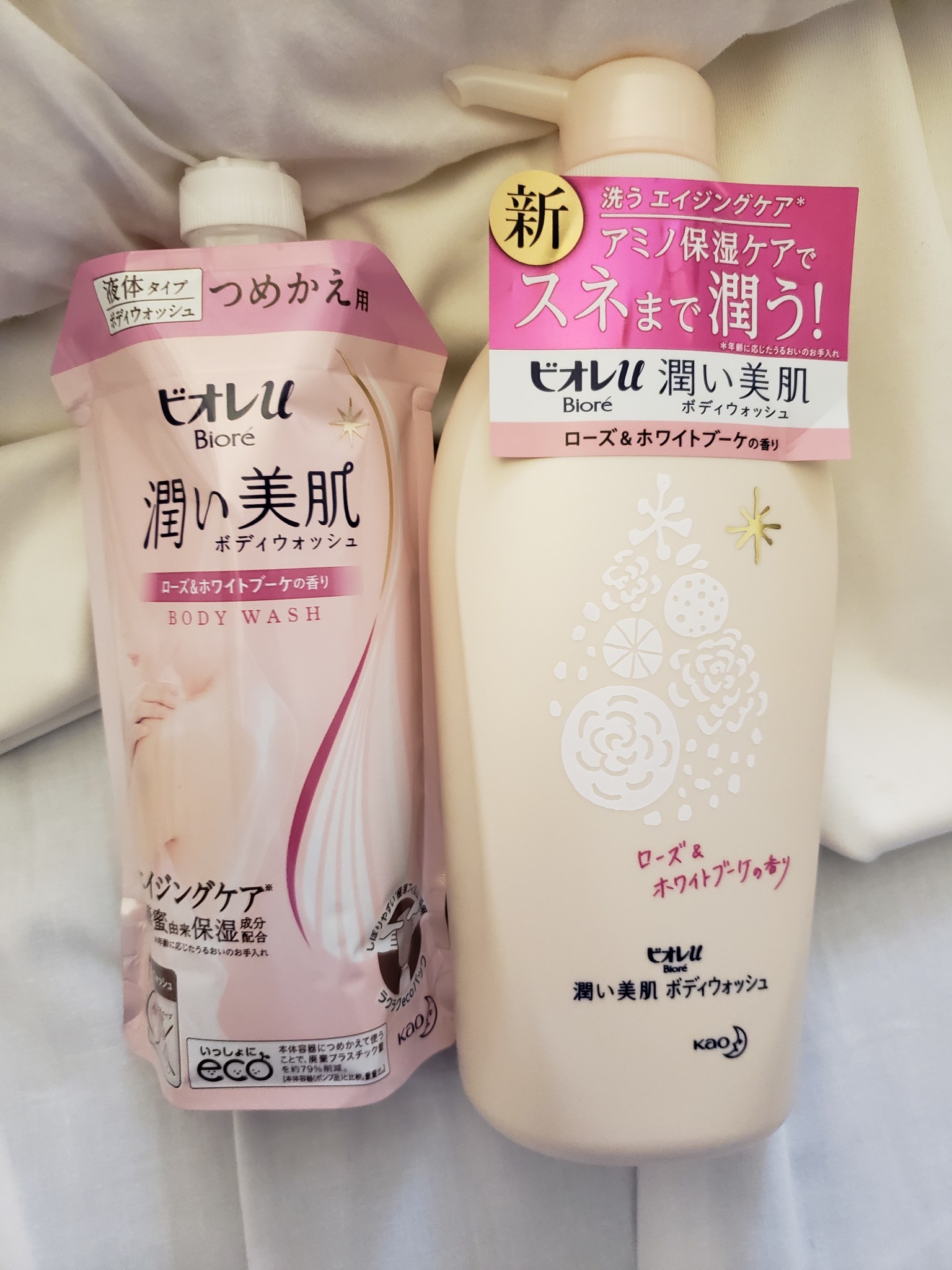 ビオレu / 潤い美肌ボディウォッシュ ローズ＆ホワイトブーケの香りの
