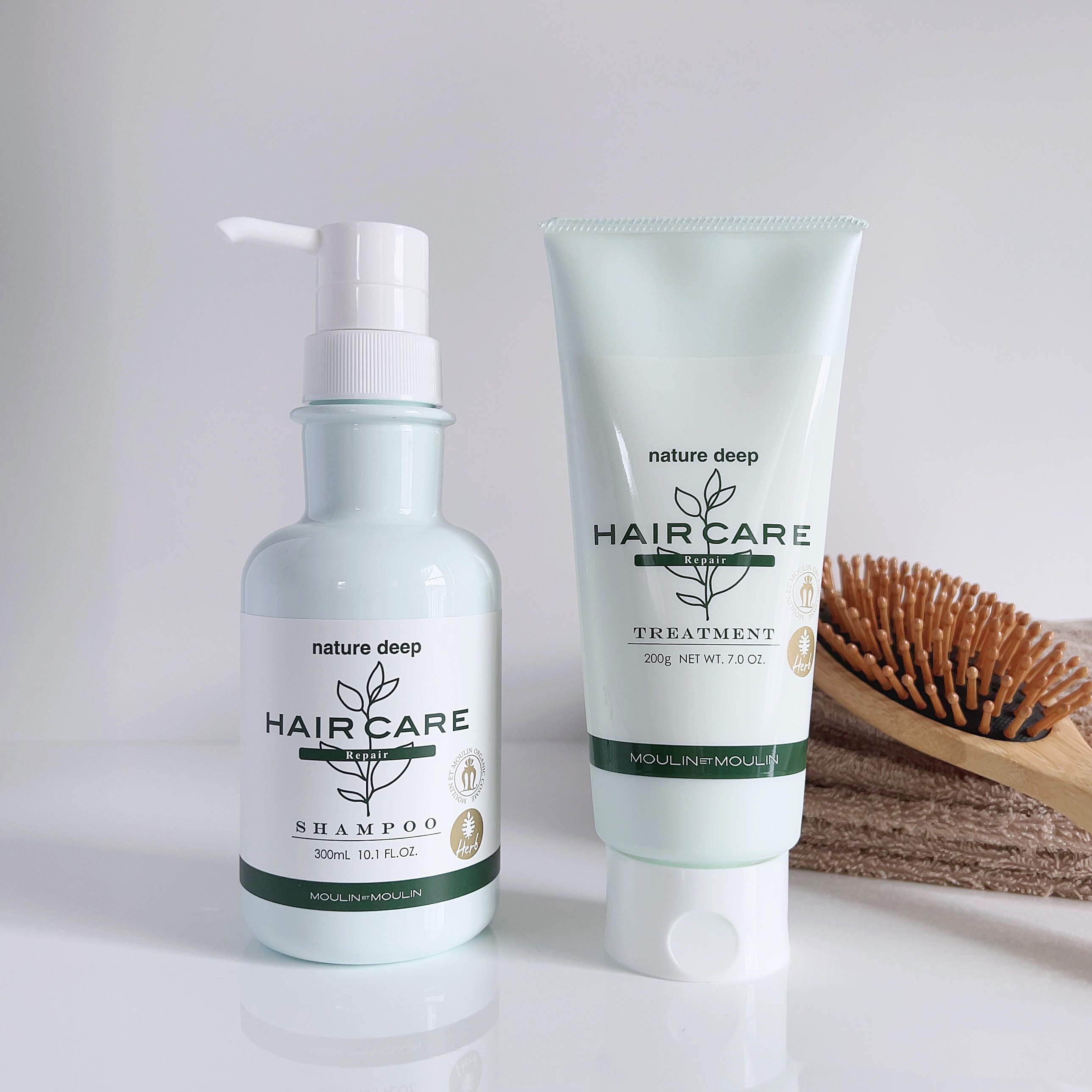 ネイチャーディープ / ツヤ髪 シャンプー／トリートメント リペアの