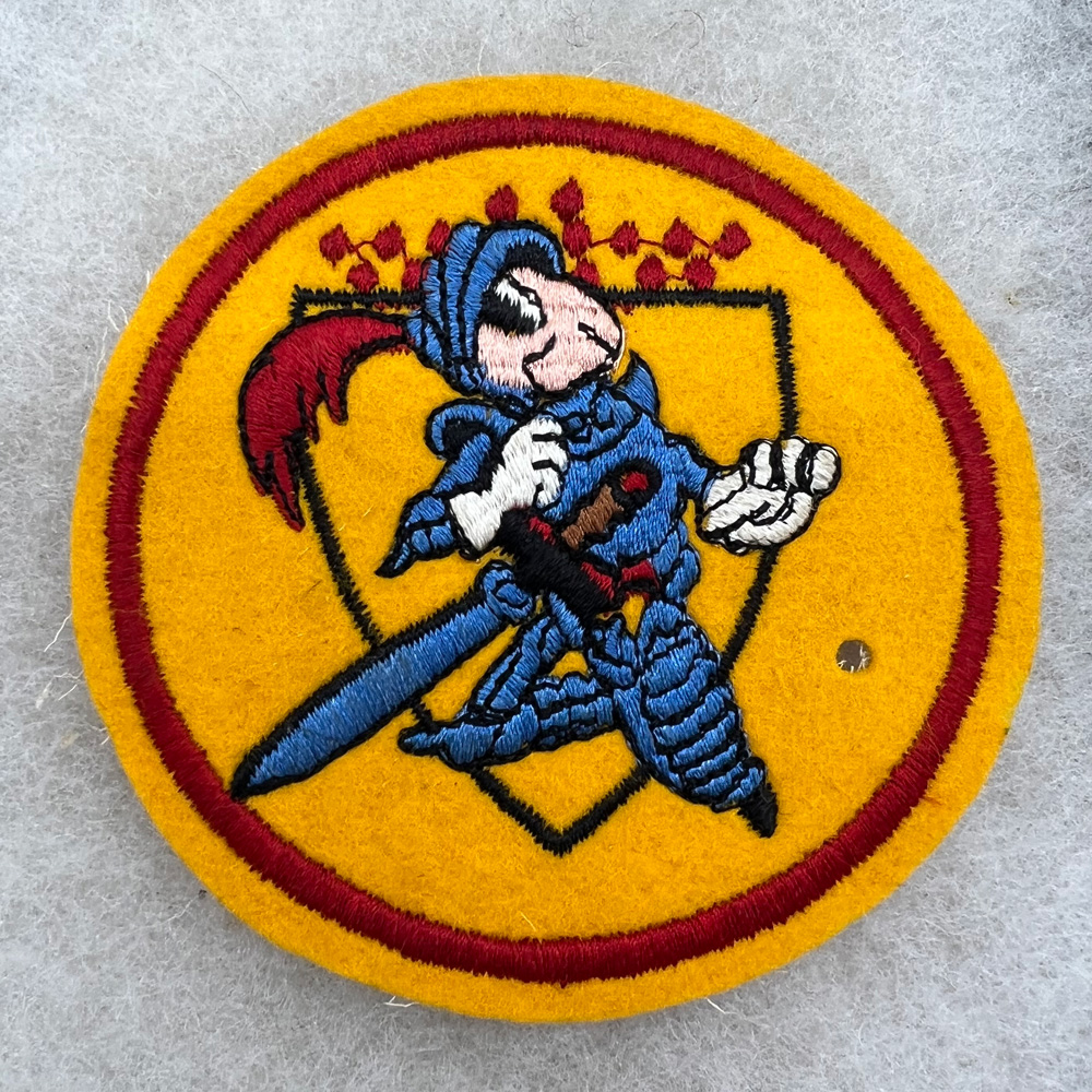 WW2 US Army 275th Armored Field Artillery Patch Felt Jiminy