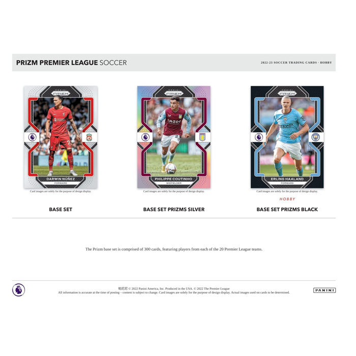 PANINI 2022-23 プレミアリーグ PRIZMトレーディングカードBOX入荷