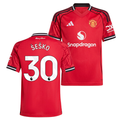 マンチェスターユナイテッド 25-26 ホーム 半袖 ユニフォーム【adidas