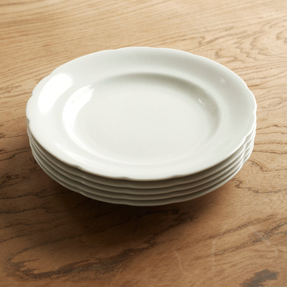 Paperwhite(ペーパーホワイト) 花リムプレート M | FOOD FOR THOUGHT