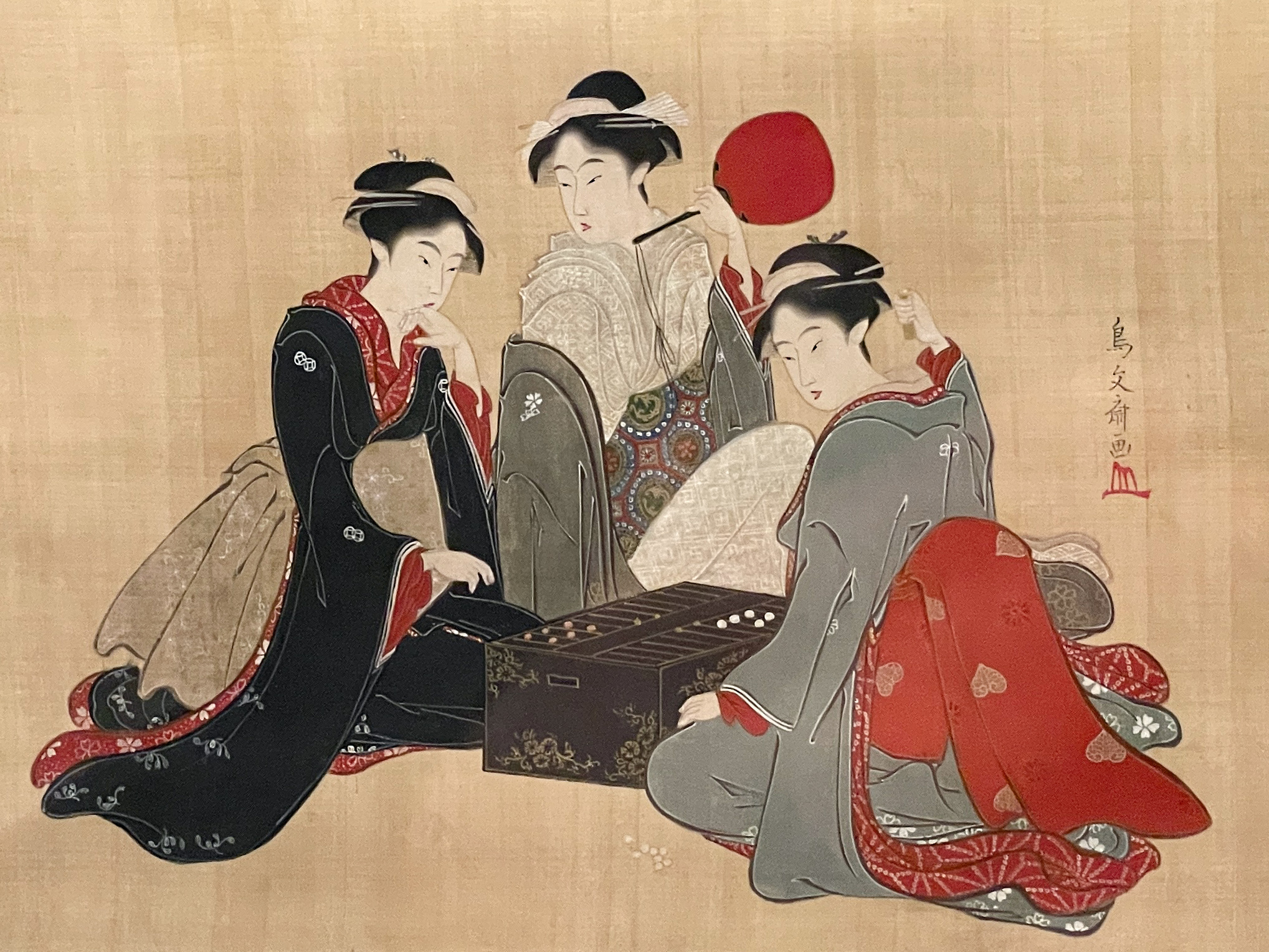 百人一首と肉筆美人画 | The fool on the web