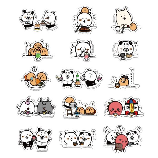 自分ツッコミくま] コラボカフェ限定 ダイカットステッカーをレビュー