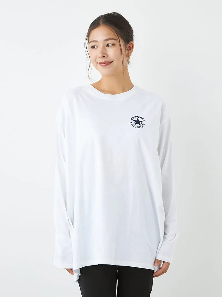 ホワイト 【コンバース】天竺配色ステッチTシャツ | フォーエル公式通販